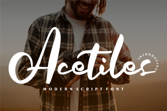 Acetiles: A Handwritten Font for Memorable Branding and Digital Campaigns