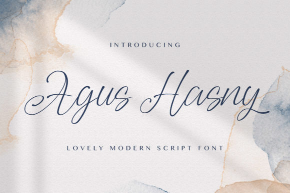 Agus Hasny: A Handwritten Font for Thoughtful Typography