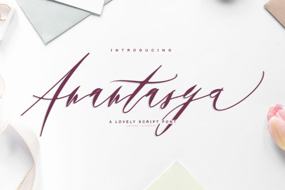 Anantasya: A Premium Handwritten Typeface for Creative Campaigns