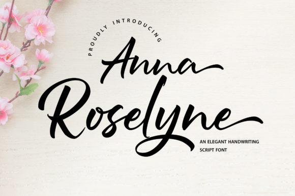 Anna Rosselyn Font: A Handwritten Typeface for Creative Makers