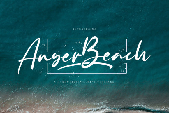 Anyer Beach Font: Elevate Your Brand with a Stylish Script Typeface