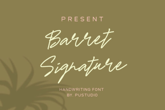 Barret Signature Font for Modern Marketing