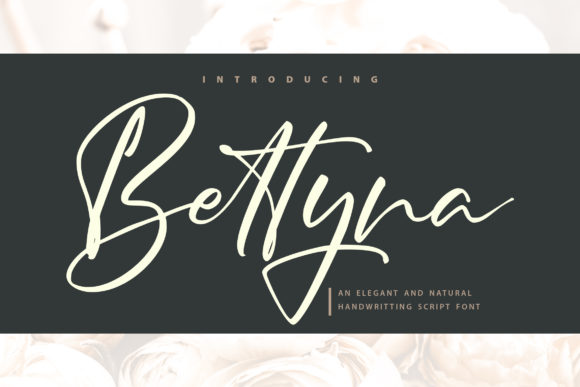 Bettyna: A Script Font for Romantic Typography