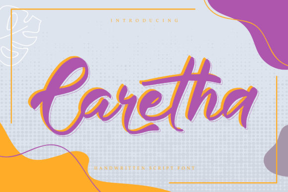 Caretha: A Handwritten Font That Elevates Editorial Design
