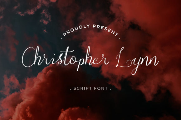 Christopher Lynn: A Sophisticated Script Font for Editorial Design
