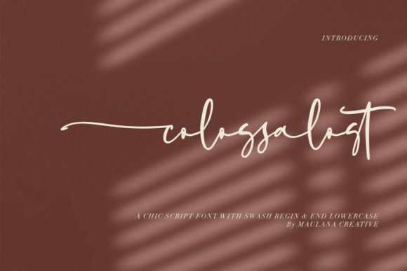 Colossalost Font Review: A Smooth, Stylish Typeface for Creative Branding