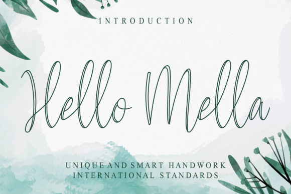 Hello Mella: A Handwritten Font That Elevates Your Digital Design