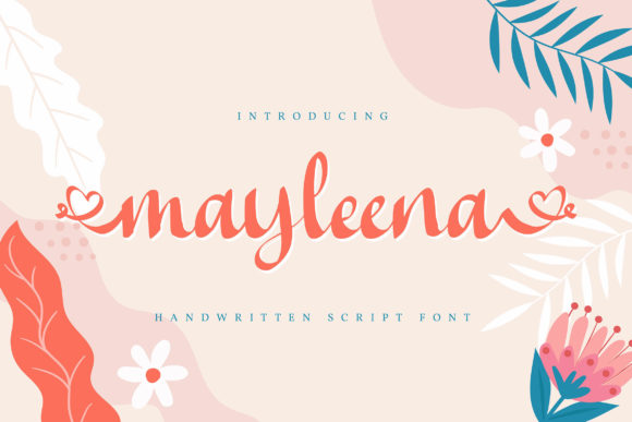 Mayleena Typeface: A Creative Font for Campaign Designers