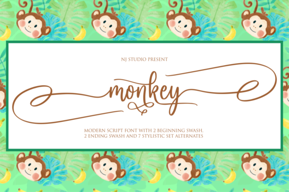 Monkey Font: A Handwritten Typeface for Memorable Branding