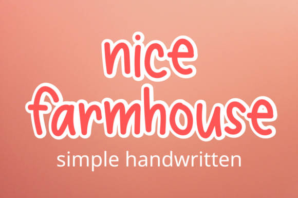 Nice Farmhouse Font: A Charming Script for Editorial Design