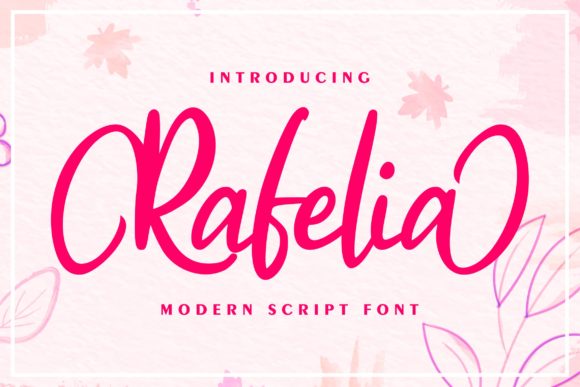Rafelia: A Handwritten Font for Business Branding