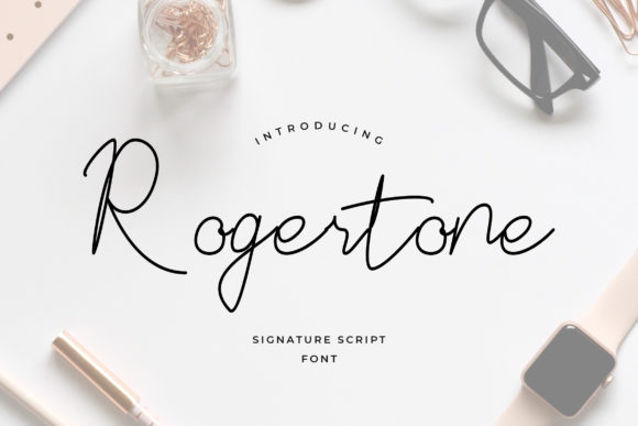 Rogertone Font: A Polished Script for Memorable Branding