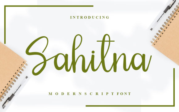 Sahitna: A Playful Script Font for Crafty Creators