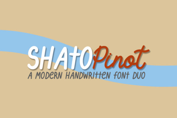 Shato Pinot Duo: A Handwritten Font That Elevates Brand Design