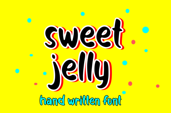 Sweet Jelly: A Handwritten Typeface for Editorial Elegance