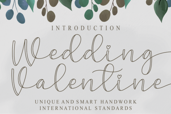 Wedding Valentine: A Handwritten Typeface for Memorable Branding