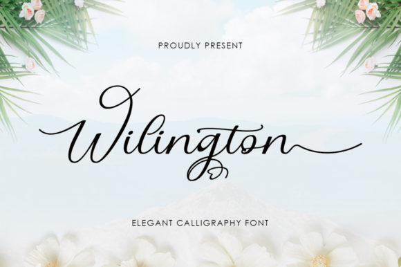 Wilington Font: A Romantic Typeface for Creative Makers